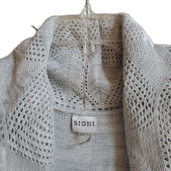 EUC Sioni Sleeveless Cardigan Duster Size Small - Picture 3 of 10